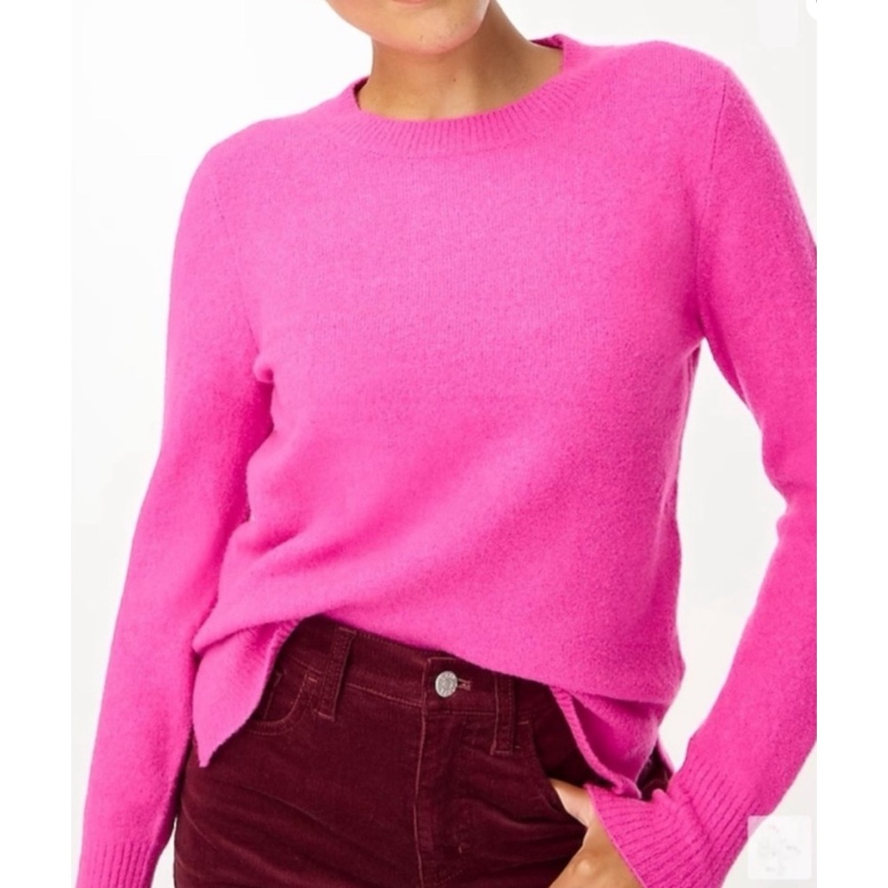 J. Crew Factory Crew Neck Sweater in Extra-Soft Yarn